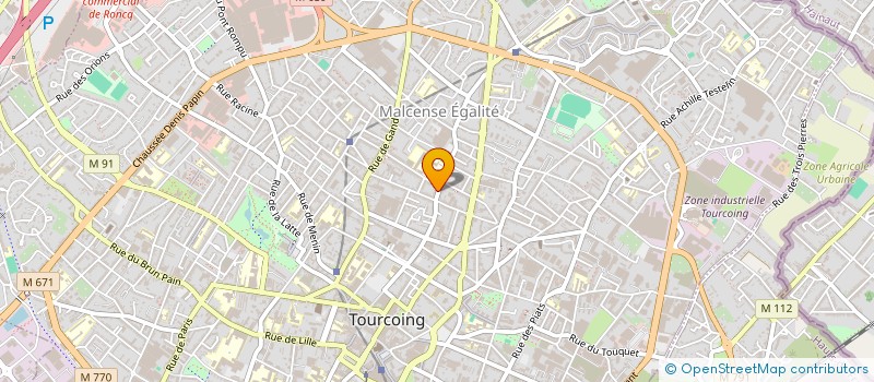 localisation de l'entreprise MADAME SARAH CONRATE à TOURCOING
