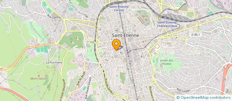 localisation de l'entreprise MADAME SARAH COPPEL à SAINT-ETIENNE