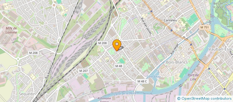 localisation de l'entreprise MADAME SARAH COPPIN à LILLE