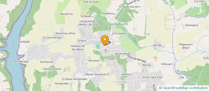 localisation de l'entreprise MADAME SARAH CORNETTE  TREGUNC