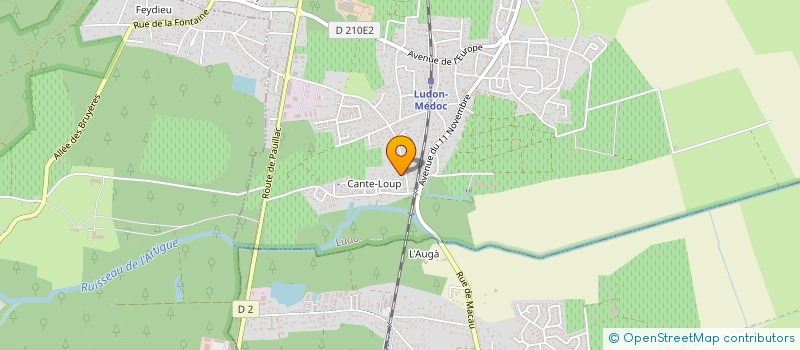 localisation de l'entreprise MADAME SARAH CORNU  LUDON-MEDOC