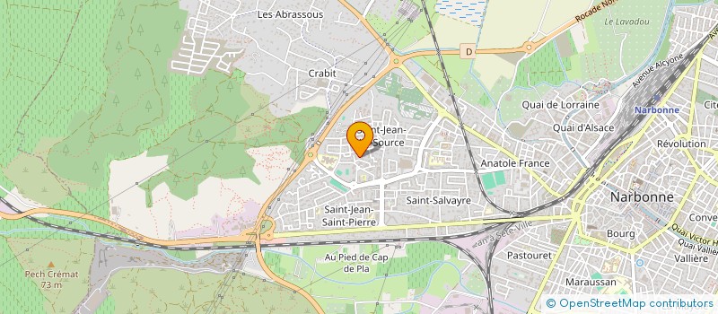 localisation de l'entreprise MADAME SARAH CORTES  NARBONNE