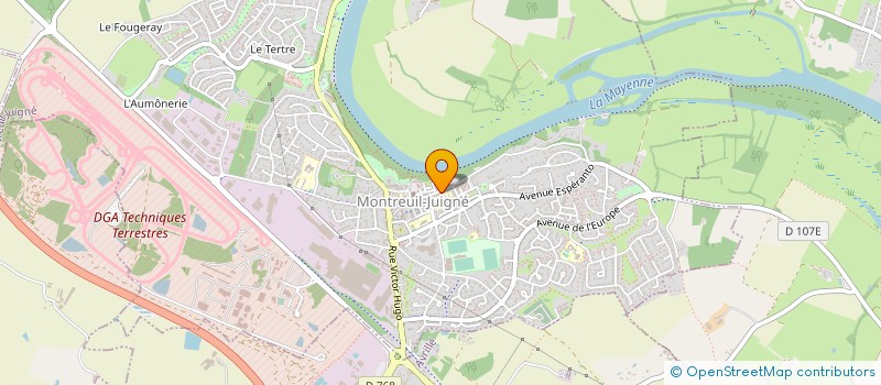 localisation de l'entreprise MADAME SARAH CORVE  MONTREUIL-JUIGNE