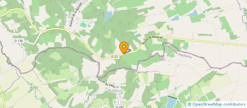 localisation de l'entreprise MADAME SARAH COUDOUGNES  CASTELNAU-RIVIERE-BASSE