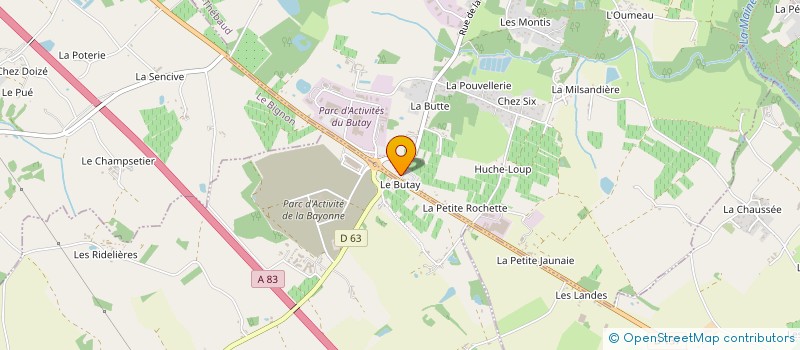 localisation de l'entreprise MADAME SARAH COUEFFE à CHATEAU-THEBAUD