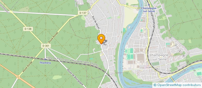 localisation de l'entreprise MADAME SARAH COURAU  THOMERY