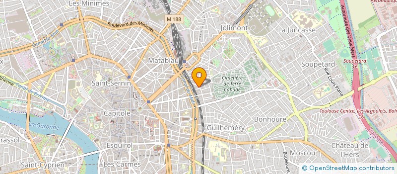 localisation de l'entreprise MADAME SARAH COUSTALAT  TOULOUSE