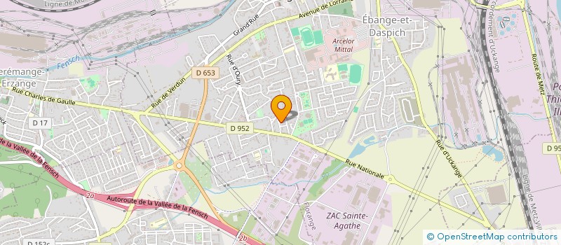 localisation de l'entreprise MADAME SARAH CUNY  FLORANGE