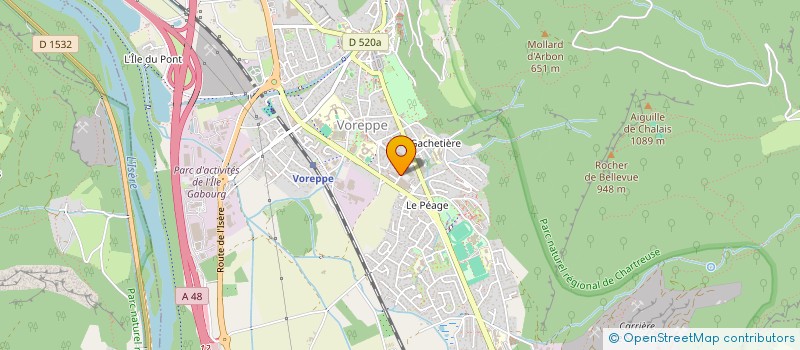 localisation de l'entreprise MADAME SARAH CURTET  VOREPPE