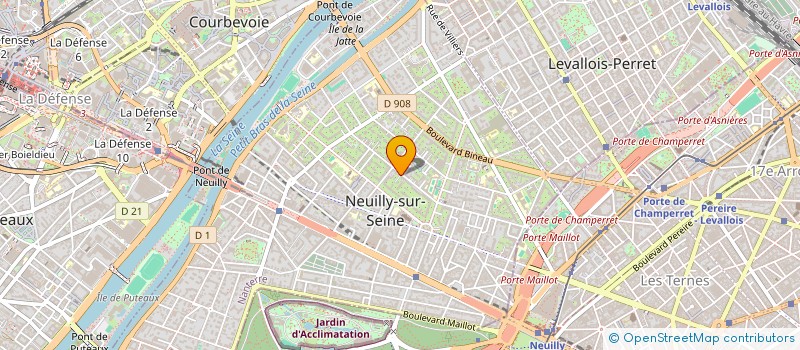 localisation de l'entreprise MADAME SARAH D'ABREO à NEUILLY-SUR-SEINE