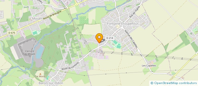 localisation de l'entreprise MADAME SARAH D'ALESSIO  FONTAINE-ETOUPEFOUR