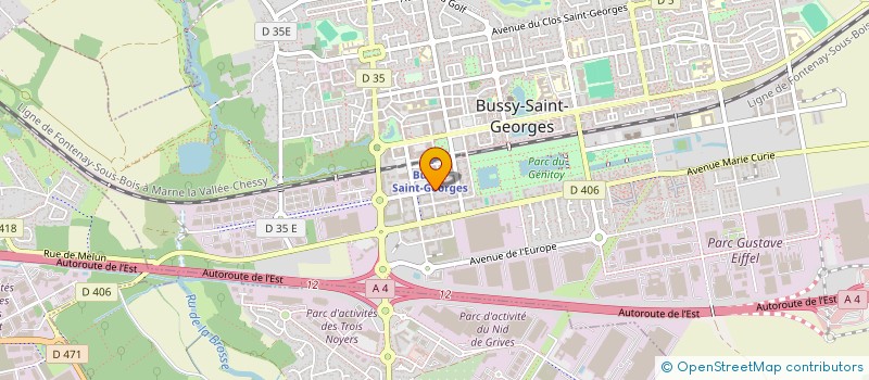 localisation de l'entreprise MADAME SARAH DA SILVA  MONTEVRAIN