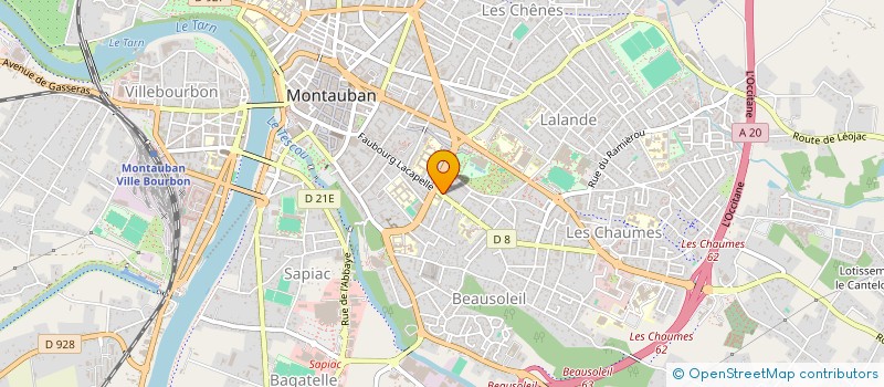 localisation de l'entreprise MADAME SARAH DABLANC  MONTAUBAN