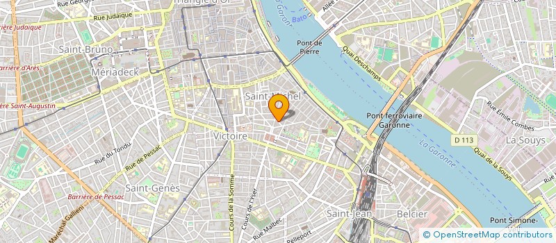 localisation de l'entreprise MADAME SARAH DAGUERRE  BORDEAUX