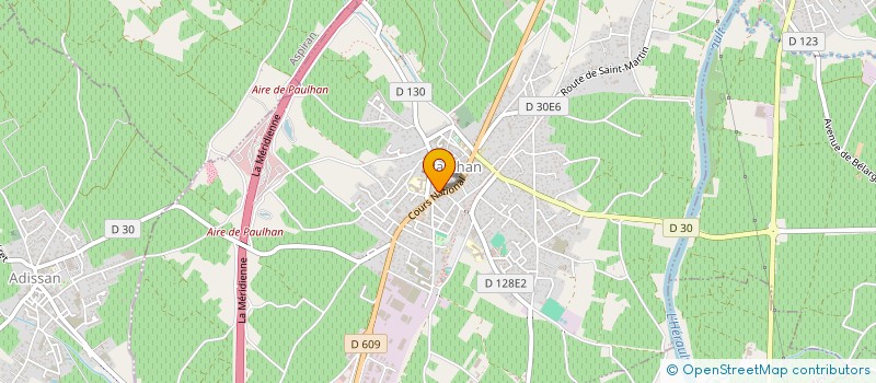 localisation de l'entreprise MADAME SARAH DAHMANI  PAULHAN