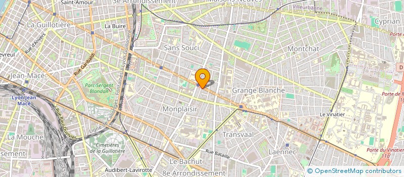 localisation de l'entreprise MADAME SARAH DAMON  LYON