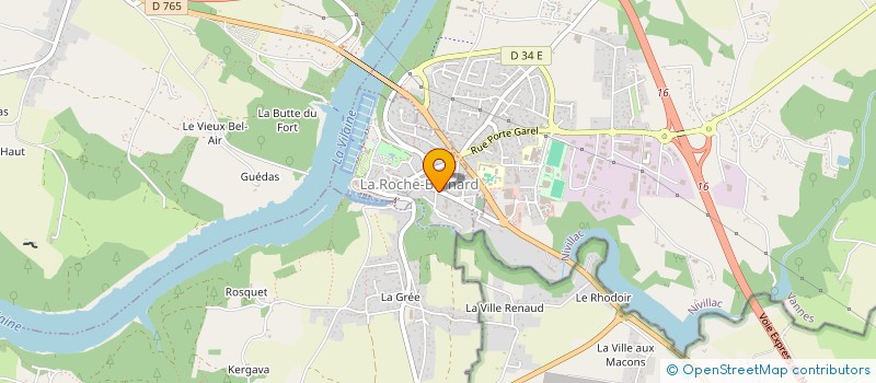 localisation de l'entreprise MADAME SARAH DANET  LA ROCHE-BERNARD