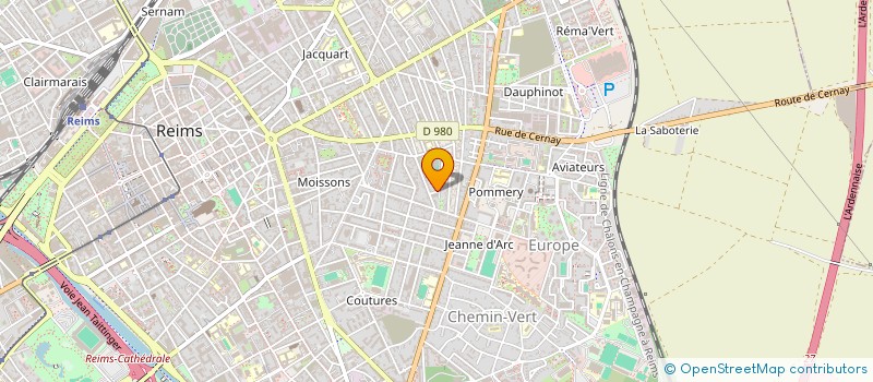 localisation de l'entreprise MADAME SARAH DANNEAUX  REIMS