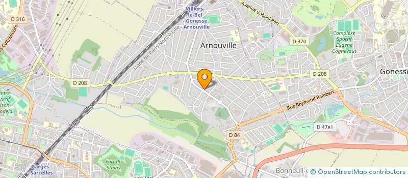 localisation de l'entreprise MADAME SARAH DANSOU  ARNOUVILLE