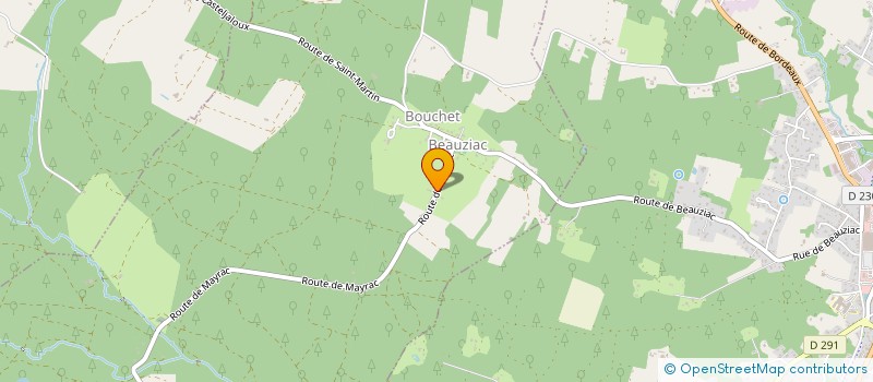 localisation de l'entreprise MADAME SARAH DAURIOS  BEAUZIAC