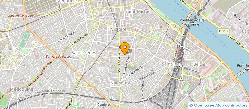 localisation de l'entreprise MADAME SARAH DAVAU  BORDEAUX