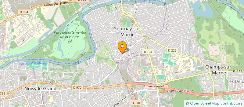 localisation de l'entreprise MADAME SARAH DE AQUINO JUNIOR à GOURNAY-SUR-MARNE