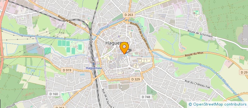 localisation de l'entreprise MADAME SARAH DEBERGE  HAGUENAU