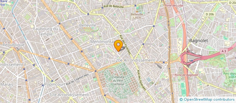 localisation de l'entreprise MADAME SARAH DEGOUGE  PARIS