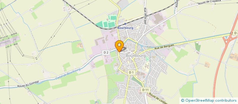 localisation de l'entreprise MADAME SARAH DELATTRE à BOURBOURG