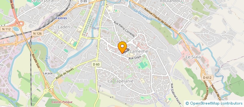 localisation de l'entreprise MADAME SARAH DELETRAIN à CASTRES
