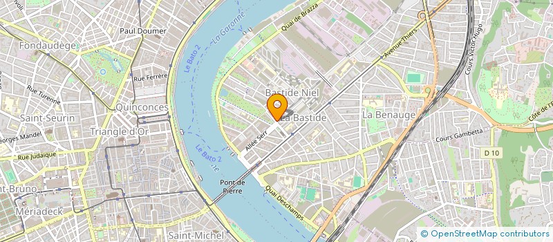 localisation de l'entreprise MADAME SARAH DELMAS  BORDEAUX