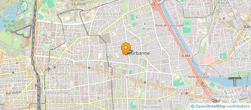 localisation de l'entreprise MADAME SARAH DELMOTE  VILLEURBANNE