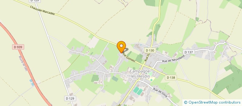 localisation de l'entreprise MADAME SARAH DEMILLY  CAMPAGNE-LES-HESDIN