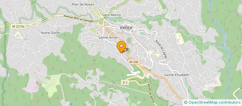 localisation de l'entreprise MADAME SARAH DEPIETRO à VENCE