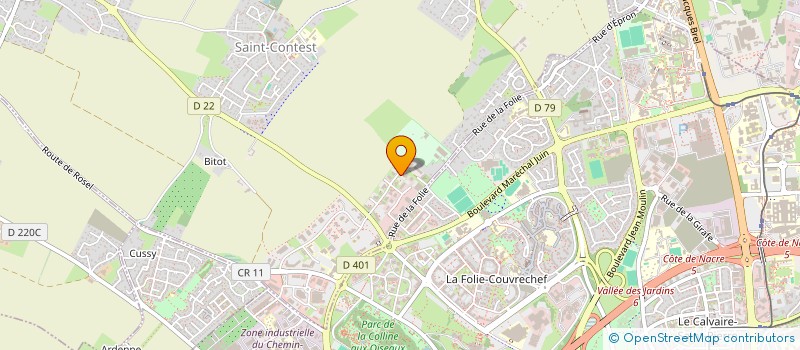 localisation de l'entreprise MADAME SARAH DEPUYDT  SAINT-CONTEST