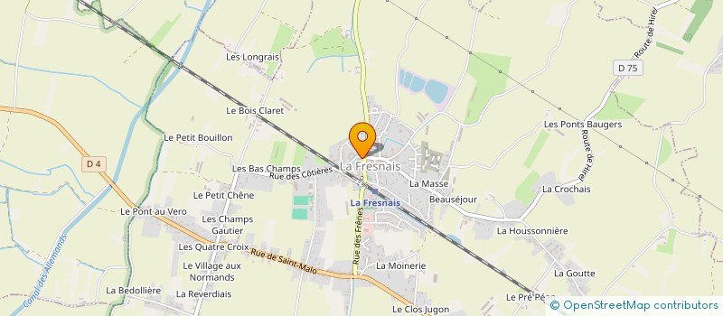 localisation de l'entreprise MADAME SARAH DEQUIN  LA FRESNAIS