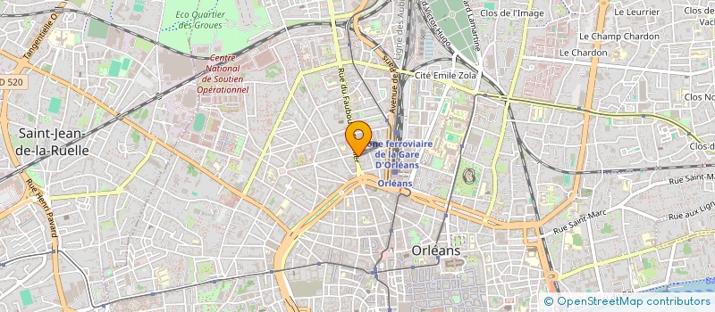 localisation de l'entreprise MADAME SARAH DERARDJA à ORLEANS