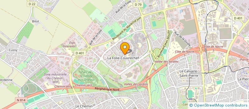 localisation de l'entreprise MADAME SARAH DEROZE à CAEN