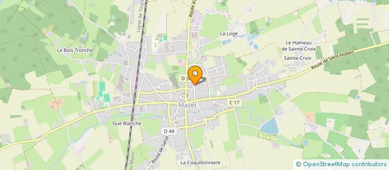 localisation de l'entreprise MADAME SARAH DESHAIS  MAYET