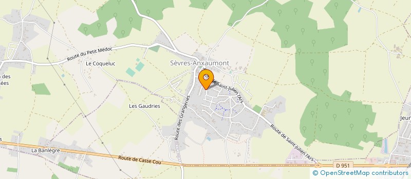 localisation de l'entreprise MADAME SARAH DESHOULLIERES  SEVRES-ANXAUMONT