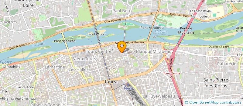 localisation de l'entreprise MADAME SARAH DESLOGES  TOURS