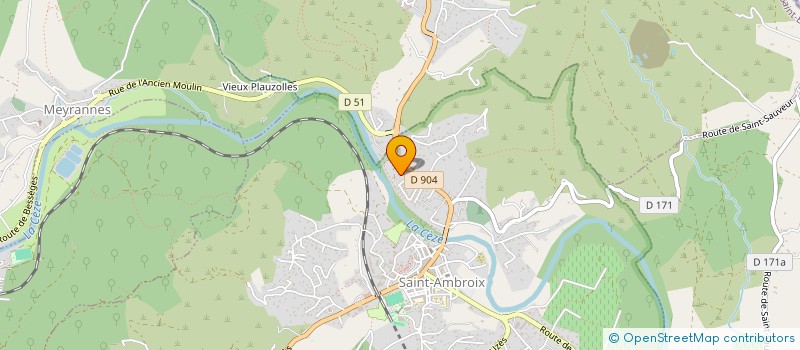 localisation de l'entreprise MADAME SARAH DESSAUX  SAINT-AMBROIX