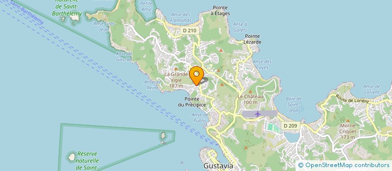 localisation de l'entreprise MADAME SARAH DETTORI à SAINT-BARTHELEMY