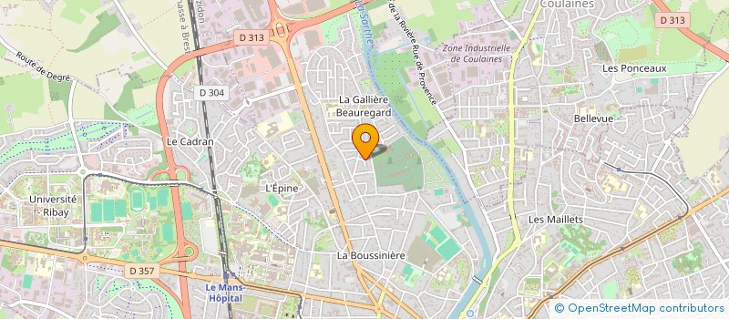 localisation de l'entreprise MADAME SARAH DEVARD à LE MANS