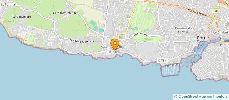 localisation de l'entreprise MADAME SARAH DEVAUD  PORNIC