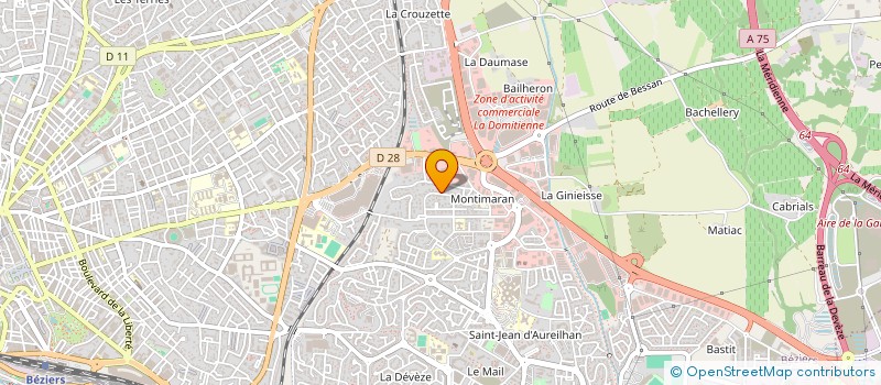 localisation de l'entreprise MADAME SARAH DHIFALLAH à BEZIERS
