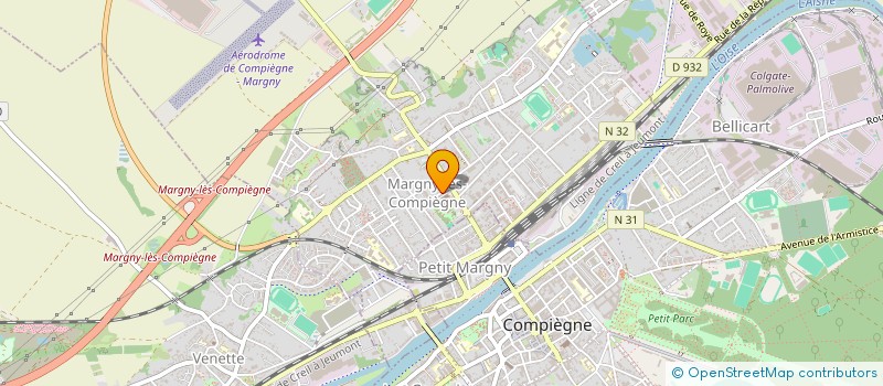 localisation de l'entreprise MADAME SARAH DIAB  MARGNY-LES-COMPIEGNE