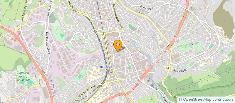 localisation de l'entreprise MADAME SARAH DIABI  SAINT-ETIENNE