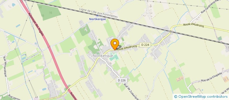 localisation de l'entreprise MADAME SARAH DIACRE  NORTKERQUE