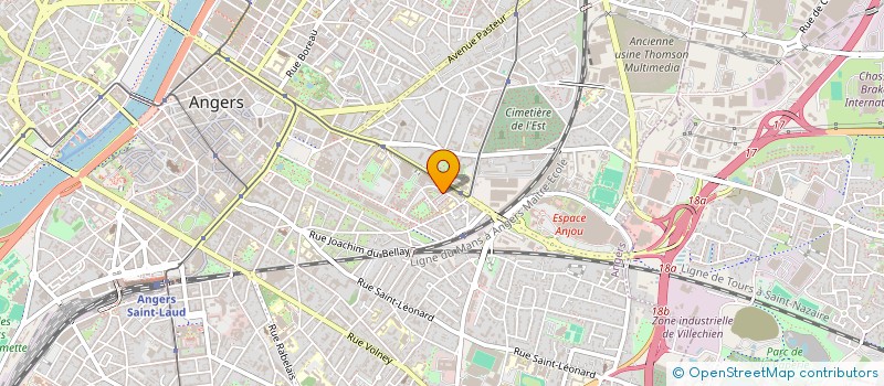 localisation de l'entreprise MADAME SARAH DIARRASSOUBA  ANGERS